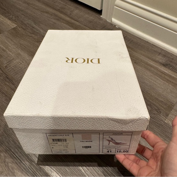 Dior J’Adior Nude Patent Leather Slingback Heels - Picture 16 of 16